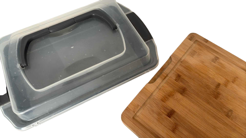 Photo 1 of CUTTING BOARD, AND PANS
