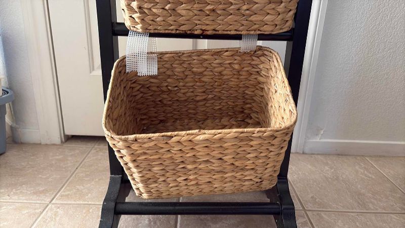 Photo 1 of THREE TIER BASKET HOLDER