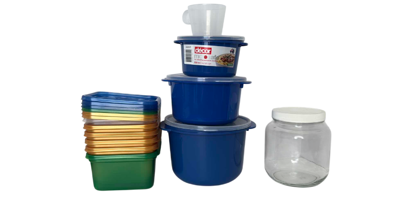 Photo 1 of ASSORTED KITCHEN STORAGE ITEMS