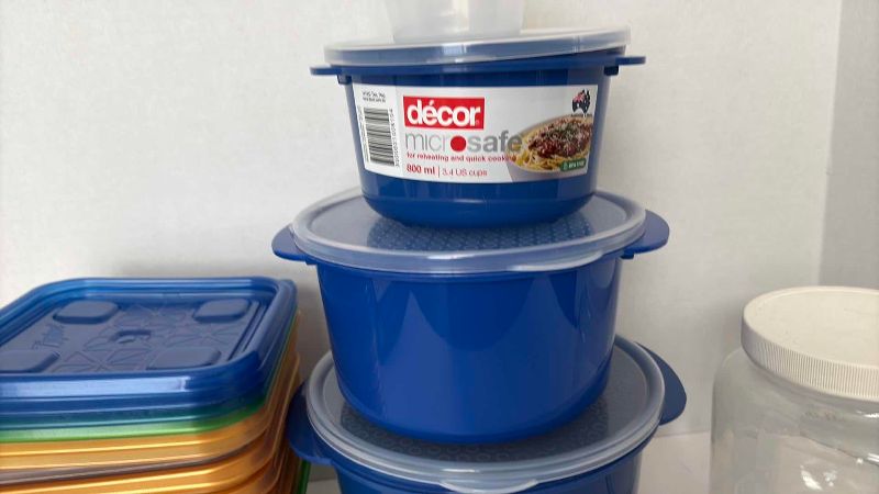 Photo 1 of ASSORTED KITCHEN STORAGE ITEMS