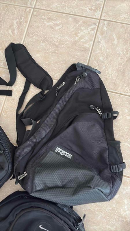 Photo 1 of ASSORTED BACK PACKS NIKE AND JANSPORT