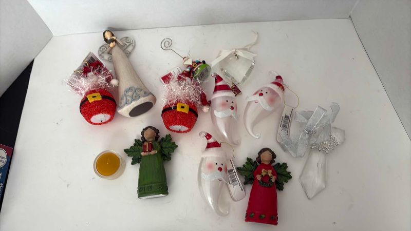 Photo 1 of ASSORTED CHRISTMAS ORNAMENTS