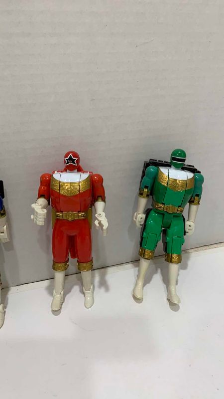 Photo 1 of 4-MIGHTY MORPHING POWER RANGERS ACTION FIGURES