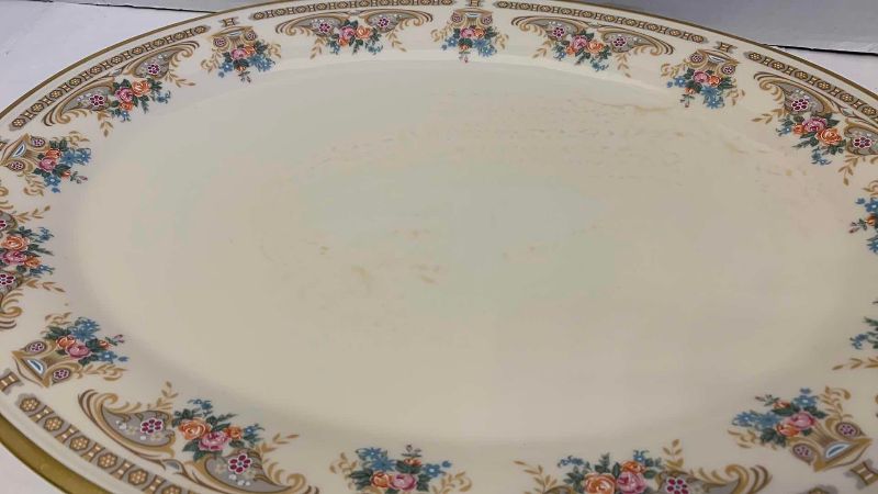 Photo 1 of VINTAGE LENOX VERSAILLES FINE BONE CHINA OVAL SERVING PLATTER 17”