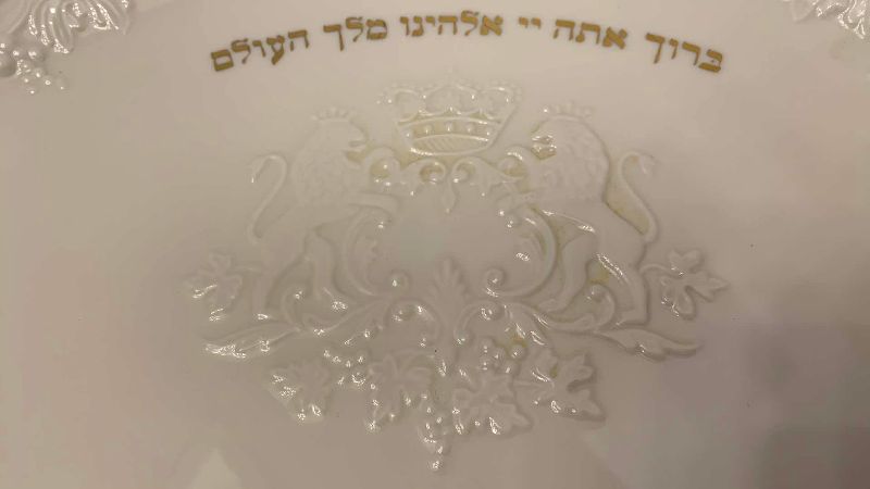 Photo 1 of LENOX FINE PORCELAIN SABBATH HALLAH TRAY 16”