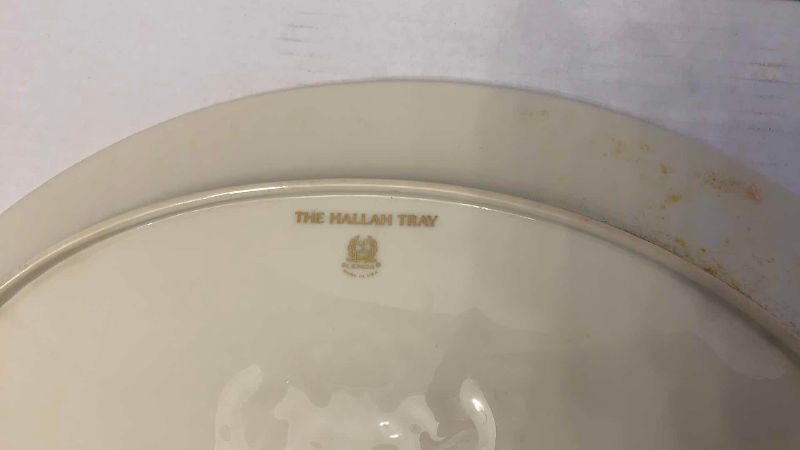 Photo 1 of LENOX FINE PORCELAIN SABBATH HALLAH TRAY 16”