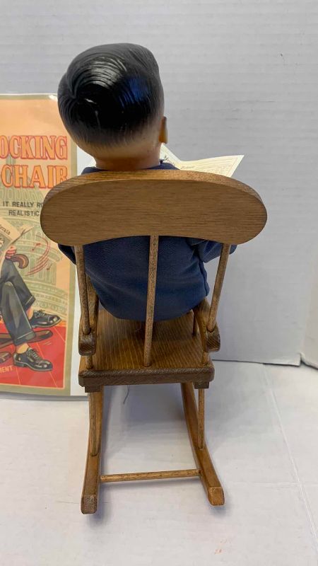 Photo 1 of VINTAGE KAMAR J.F.K & ROCKING CHAIR 12” NUMBERED 25/50