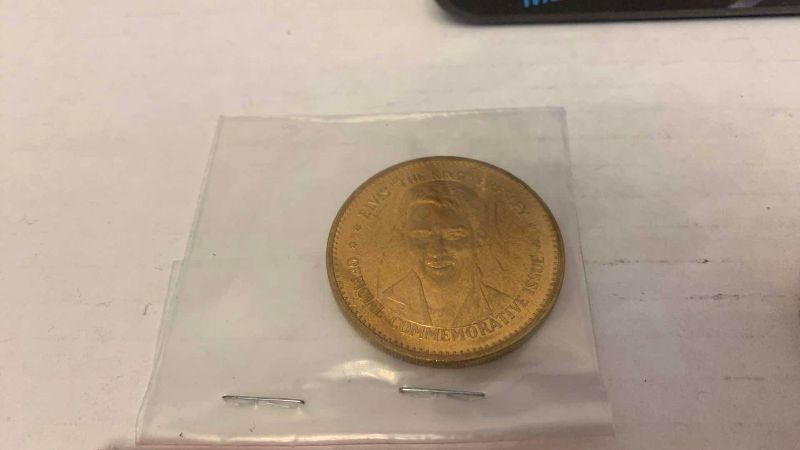 Photo 1 of 2 UNOPENED ELVIS TRADING CARD PACKS AND OTHER MEMORABILIA