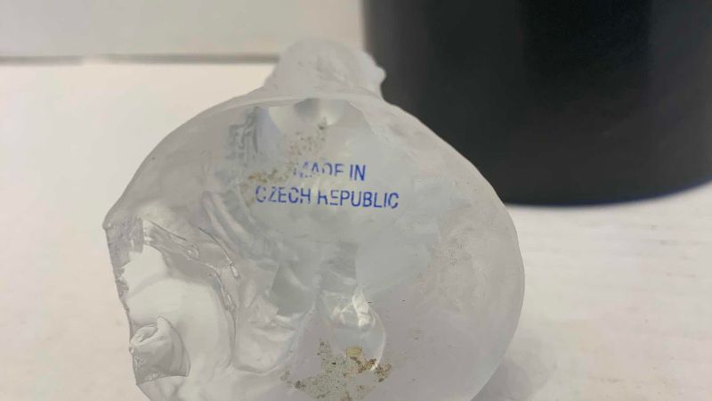 Photo 1 of CRYSTAL FIGURE MADE IN CZECH REPUBLIC 5”