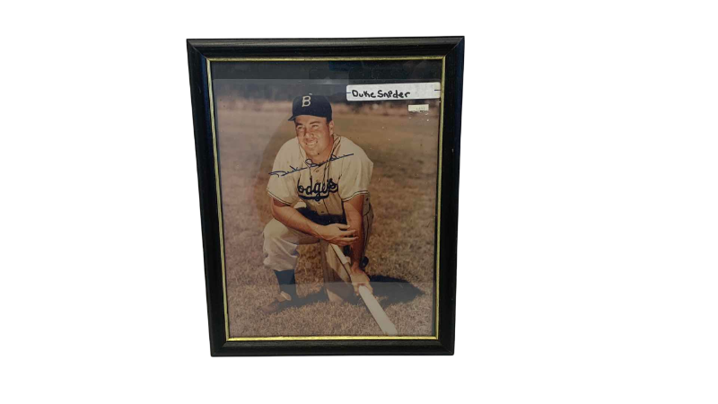 Photo 1 of VINTAGE DUKE SNYDER AUTOGRAPHED 8 X 10