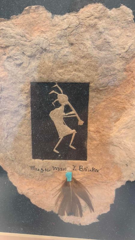 Photo 1 of HAND MADE “THE MUSIC MAKER” ARTWORK 13” X 17”