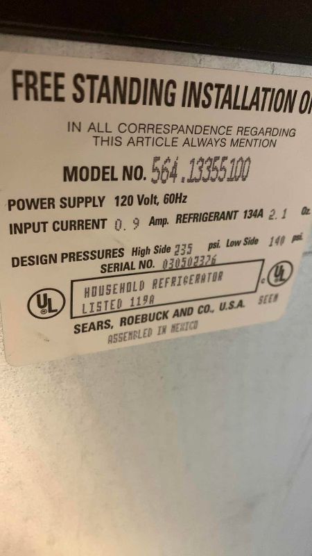 Photo 1 of KENMORE WINE COOLER AND 2 SERVING TRAYS