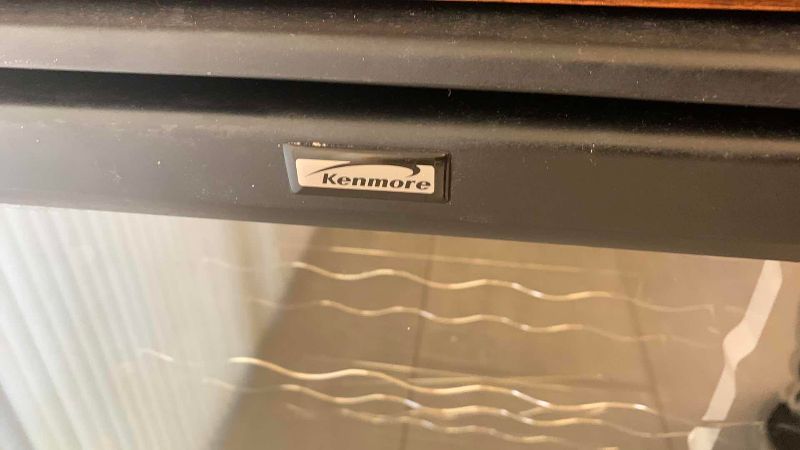 Photo 1 of KENMORE WINE COOLER AND 2 SERVING TRAYS