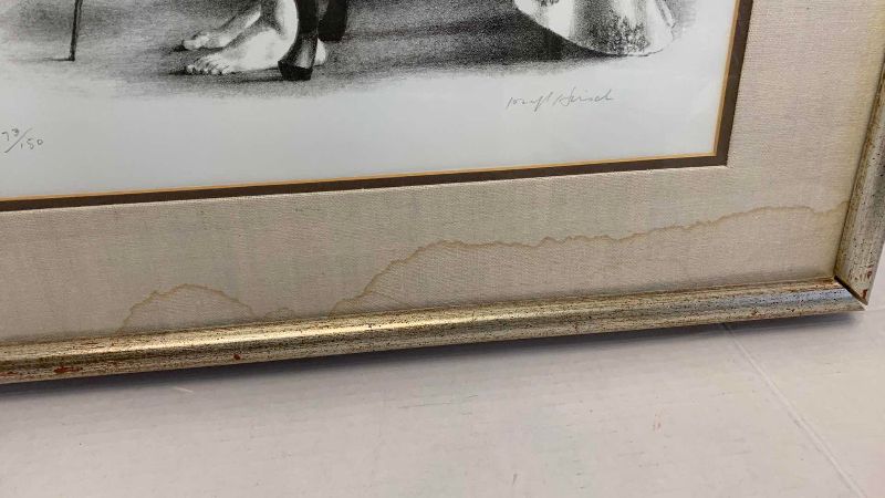 Photo 1 of JOSEPH HIRSCH CELLIST LITHOGRAPH SIGNED AND NUMBERED 73/150 20” X 24”