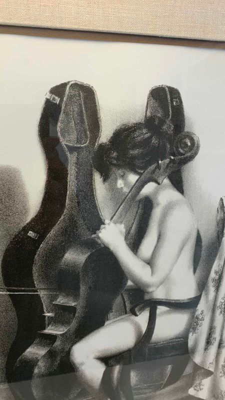 Photo 1 of JOSEPH HIRSCH CELLIST LITHOGRAPH SIGNED AND NUMBERED 73/150 20” X 24”