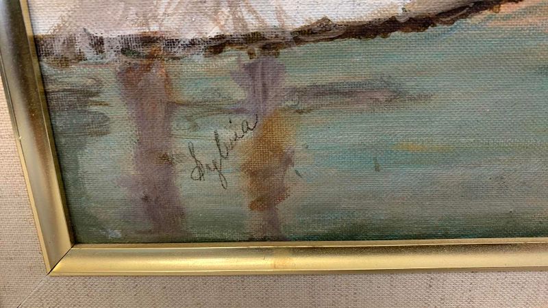 Photo 1 of 2 OIL PAINTING SIGNED BY ARTIST