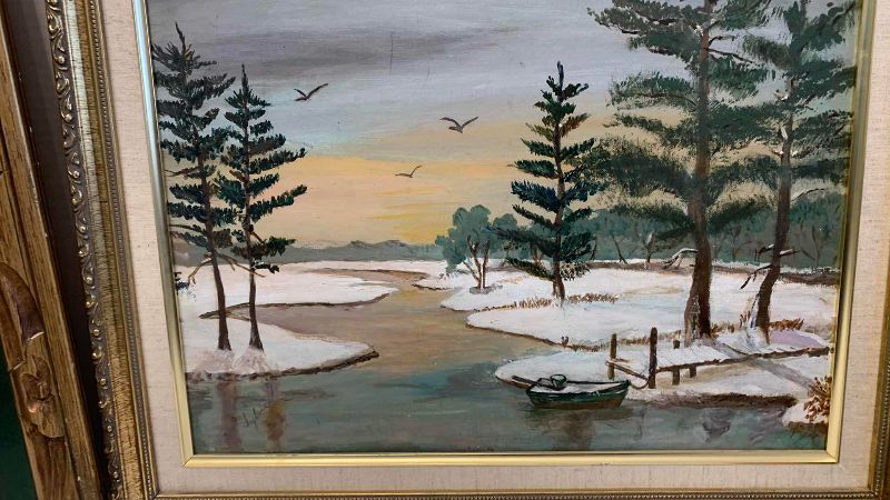 Photo 1 of 2 OIL PAINTING SIGNED BY ARTIST