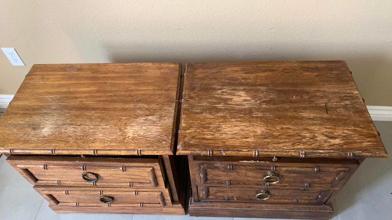 Photo 1 of 2 END TABLES 24” X 14” H 22”