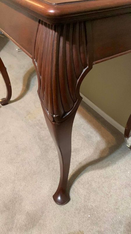 Photo 1 of QUEEN ANNE STYLE AND SIDE TABLE 33” X 21” H 30”