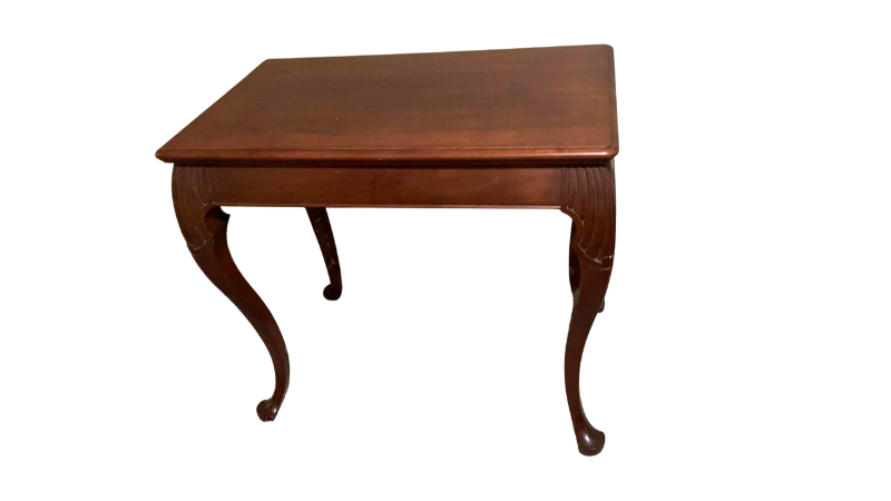 Photo 1 of QUEEN ANNE STYLE AND SIDE TABLE 33” X 21” H 30”