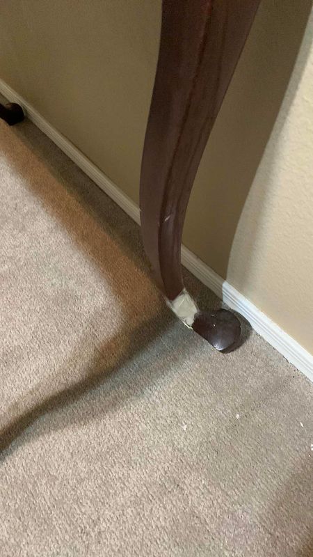 Photo 1 of QUEEN ANNE STYLE AND SIDE TABLE 33” X 21” H 30”