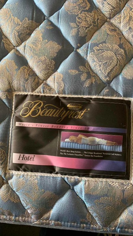 Photo 1 of TWIN BED FRAME AND SIMMONS BEAUTY REST MATTRESS