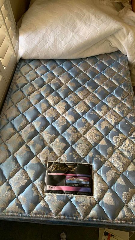Photo 1 of TWIN BED FRAME AND SIMMONS BEAUTY REST MATTRESS