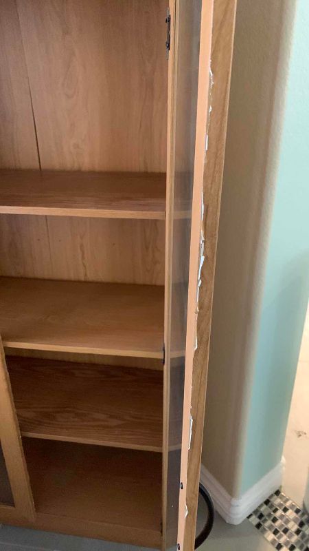 Photo 1 of WOOD CABINET 31” X 13” H 60”