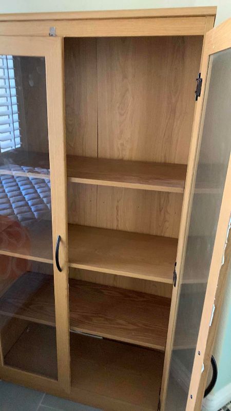 Photo 1 of WOOD CABINET 31” X 13” H 60”