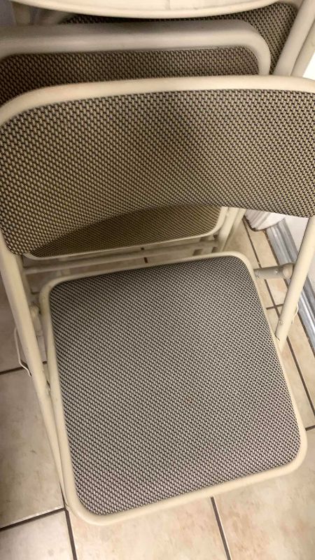 Photo 1 of 3 FOLDING CHAIRS