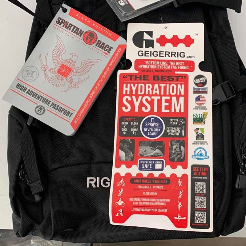 Photo 1 of GEIGERRIG HYDRATION SYSTEM BACKPACK NWT