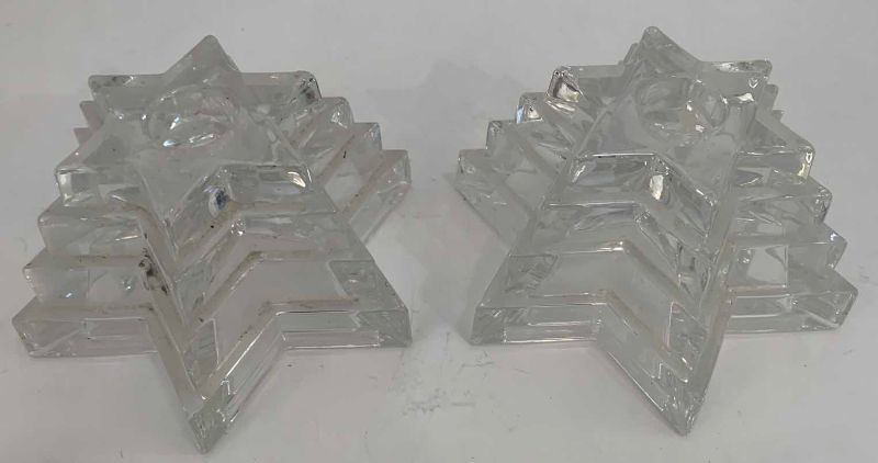 Photo 1 of CANDLE HOLDERS, SMALL DISH & A WOODEN SIGN