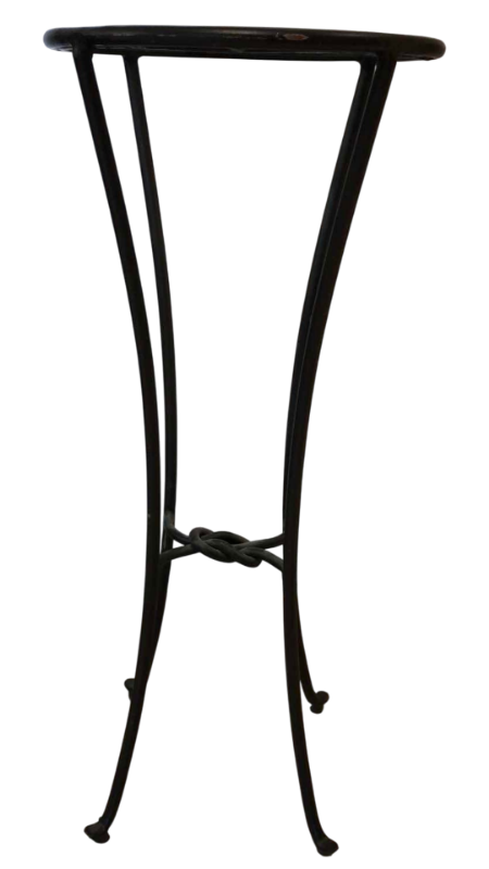 View 1 of METAL AND GLASS ACCENT TABLE 12” X 28”