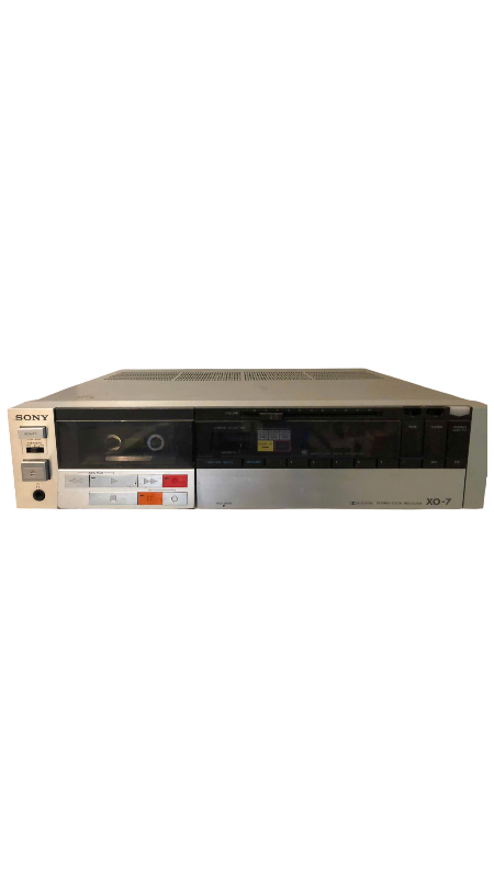 View 1 of SONY STEREO CASSETTE DECK RECEIVER XO-7