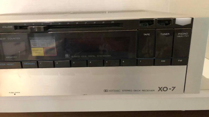 View 2 of SONY STEREO CASSETTE DECK RECEIVER XO-7