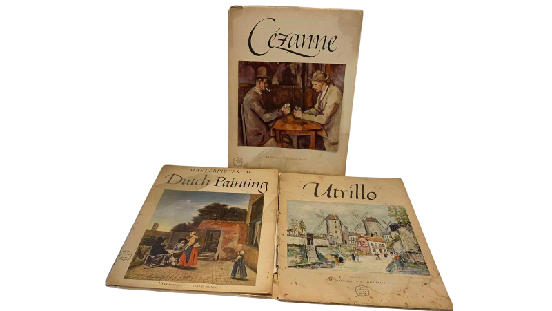 View 1 of VINTAGE ART TREASURES OF THE WORLD, DUTCH PAINTINGS, UTRILLO, AND SUZANNE