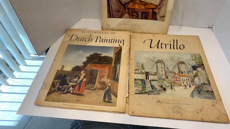 View 4 of VINTAGE ART TREASURES OF THE WORLD, DUTCH PAINTINGS, UTRILLO, AND SUZANNE