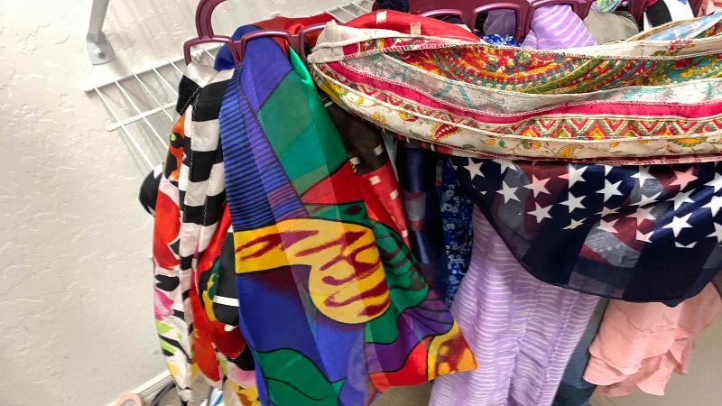 View 2 of ASSORTED SCARVES AND SHAWLS