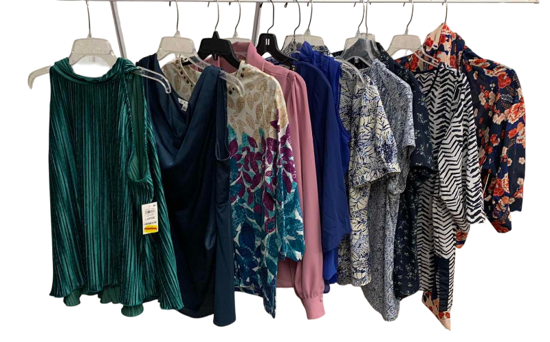 View 1 of WOMEN’S DRESS BLOUSES SIZE MED-XL