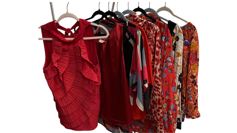 View 1 of WOMEN’S DRESS BLOUSES SIZE SM - LG