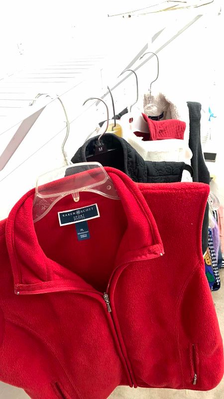 View 3 of ASSORTED SPORT FLEECE VESTS SIZE SMALL /MEDIUM