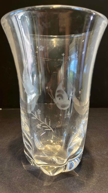 View 3 of ORREFORS BUTTERFLIES VASE