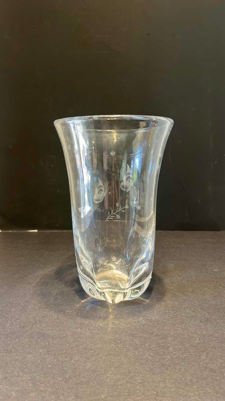 View 2 of ORREFORS BUTTERFLIES VASE