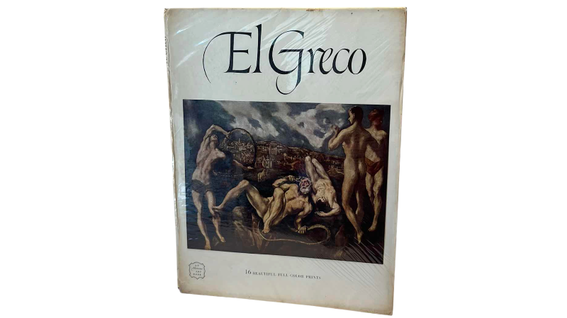 View 1 of VINTAGE TREASURES OF THE WORLD EL GRECO ART PRINT BOOK