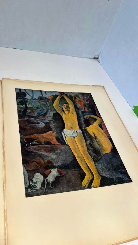 View 2 of VINTAGE ART TREASURES OF THE WORLD GAUGUIN ART BOOK