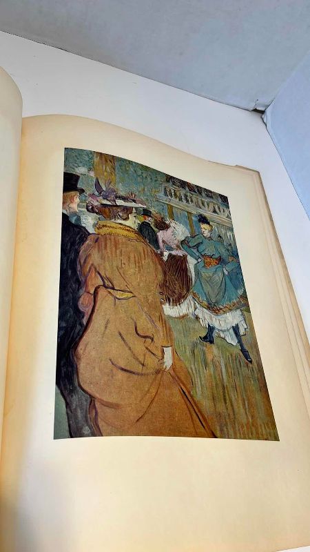 View 2 of VINTAGE ART TREASURES OF THE WORLD TOULOUSE- LAUTREC ART BOOK