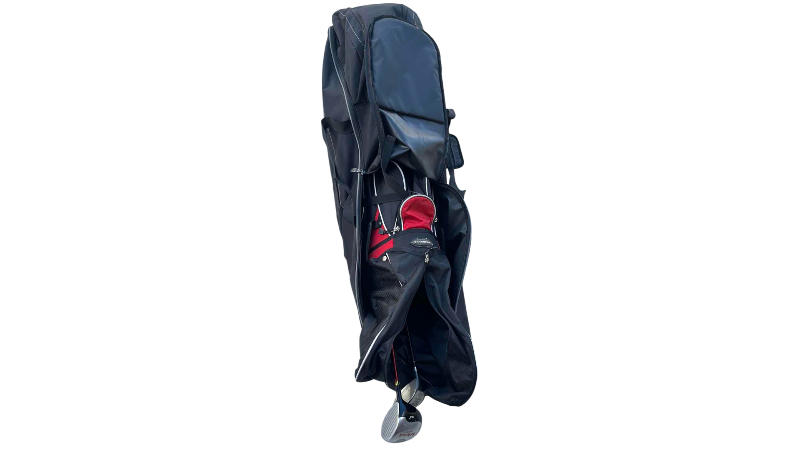 View 1 of ADAMS GOLF BAG AND 2 CLUBS