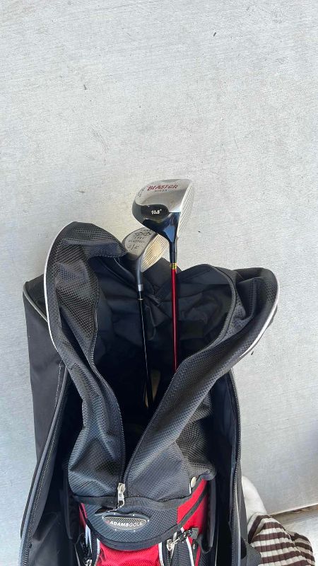 View 3 of ADAMS GOLF BAG AND 2 CLUBS