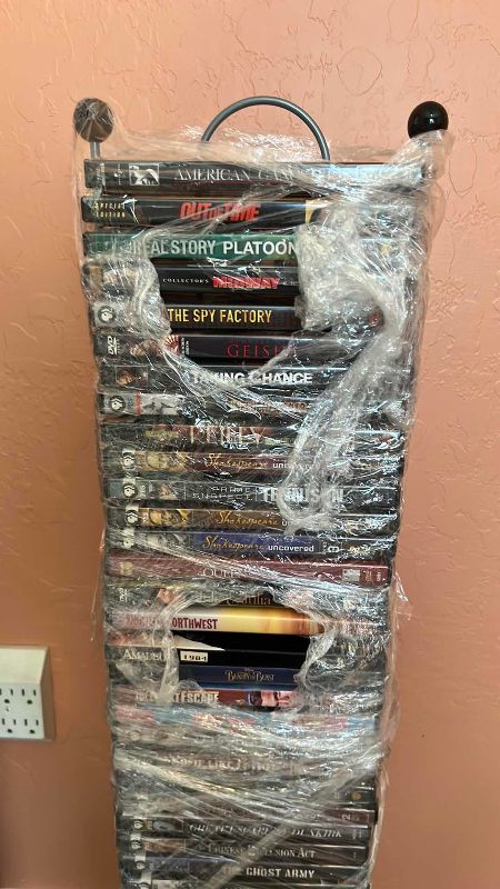 View 3 of ASSORTED DVDS AND RACK