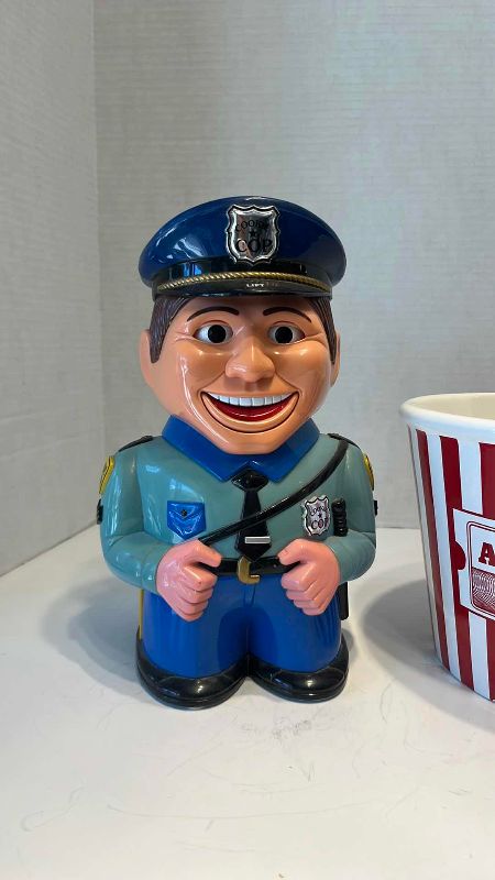 View 3 of THE ORIGINAL COOKIE COP AND CERAMIC POPCORN JAR
